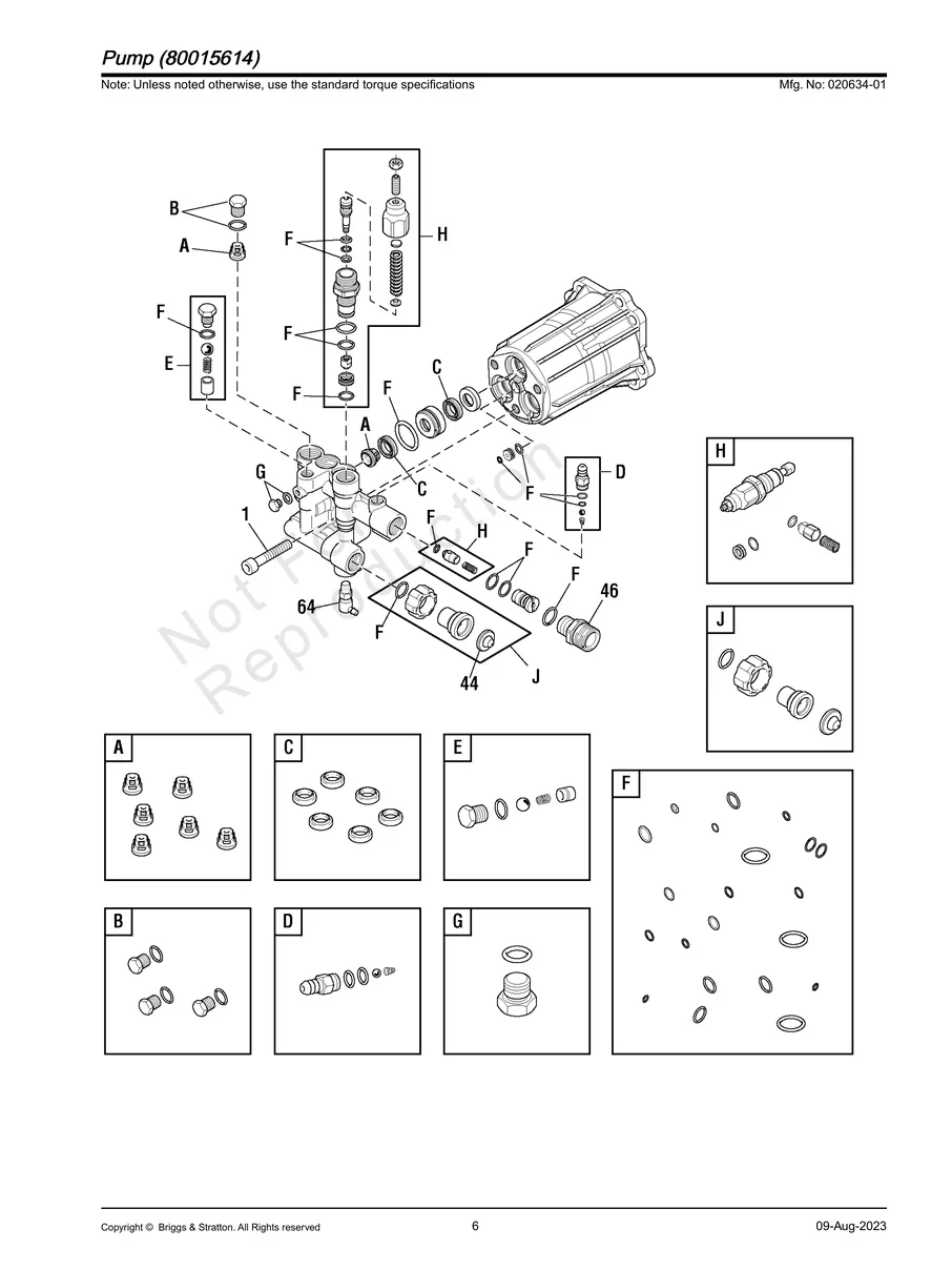 BRIGGS AND STRATTON, 020634-01, IPL.6